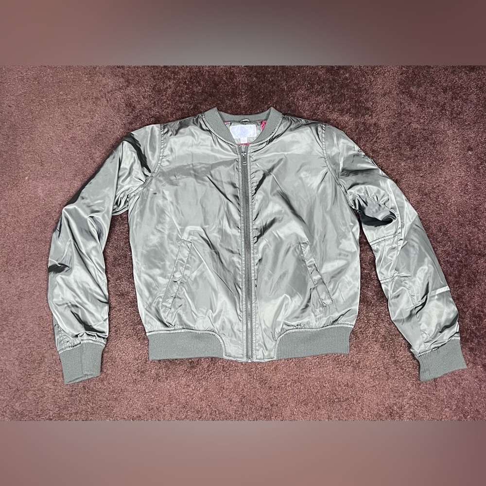 Target olive green bomber jacket